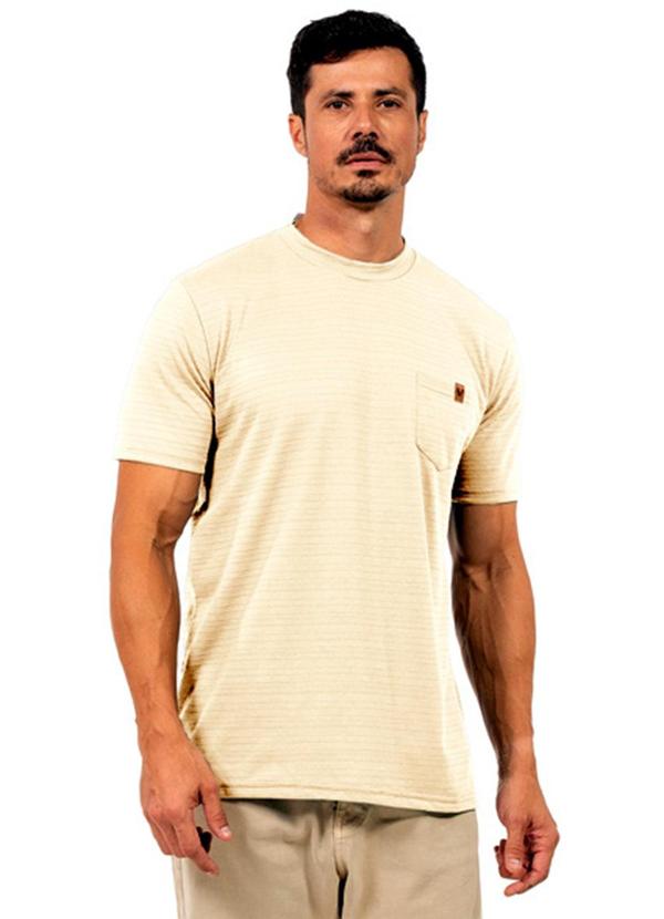 Camiseta Piquet Masculina Amarelo