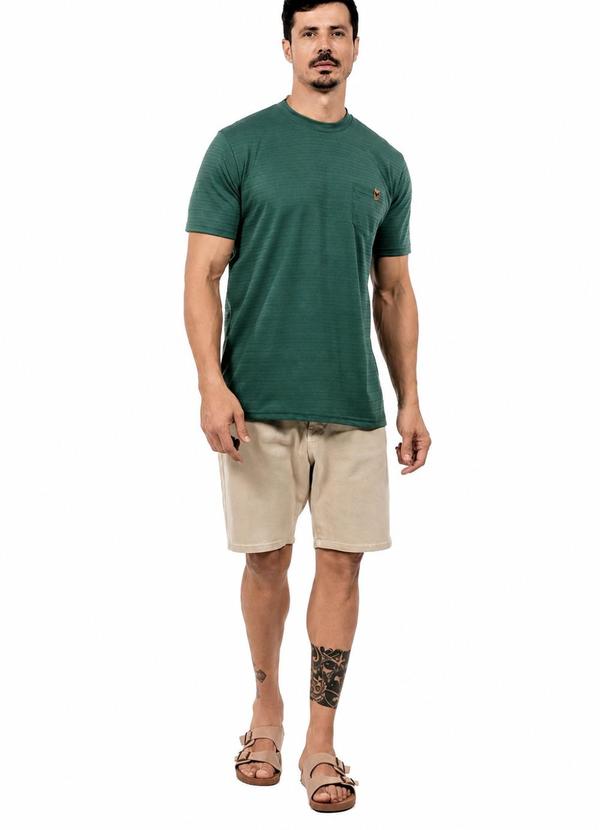 Camiseta Piquet Masculina Verde