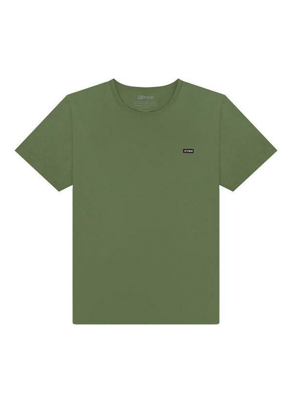 Camiseta Plus Size em Meia Malha Verde