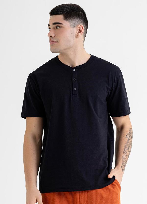 Camiseta Portuguesa Masculina em Meia Malha Azul