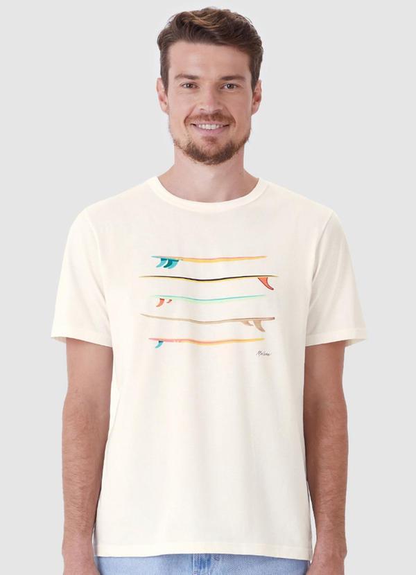 Vista 2 Camiseta Pranchas de Surf Off White Malwee Malwee