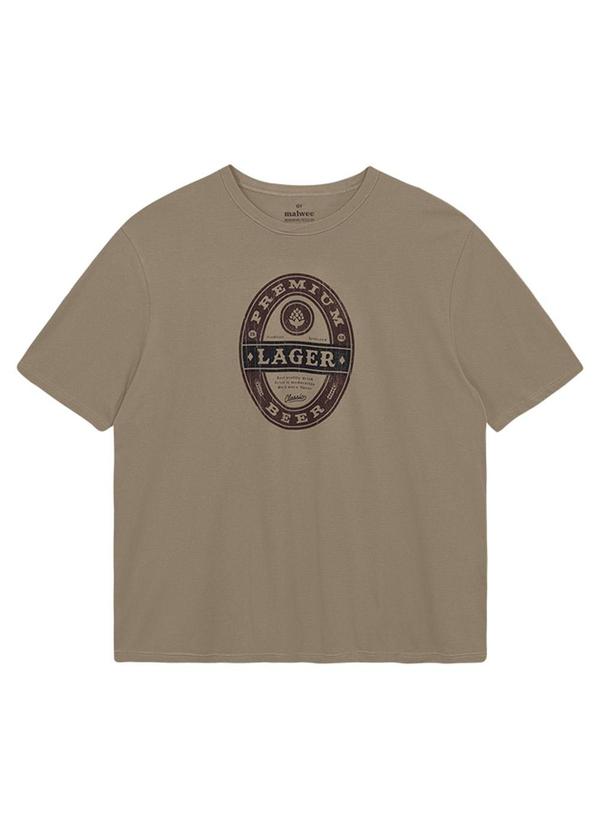 Camiseta Regular Lager Taupe