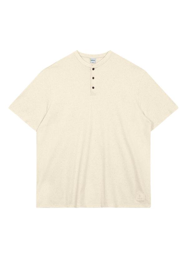 Camiseta Regular Linho Off White