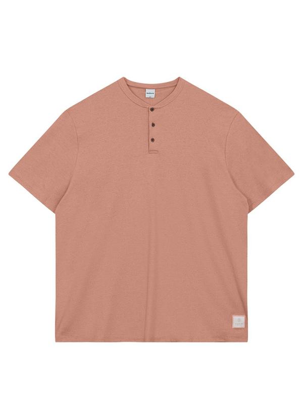 Camiseta Regular Linho Rosê
