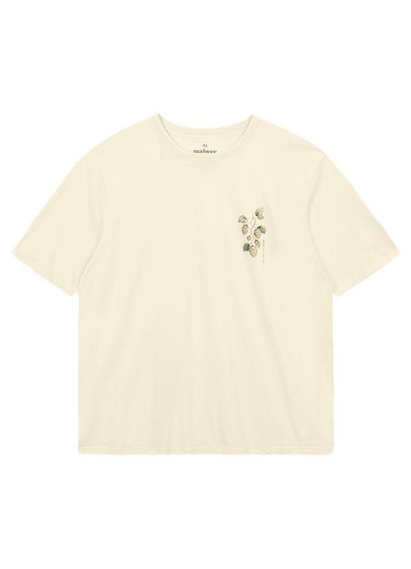 Camiseta Regular Lúpulo Off White