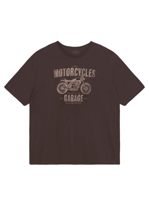 Camiseta Regular Motorcycle Garage Café