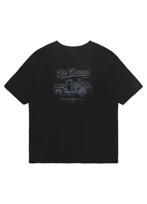 Camiseta Regular Old Garage Preto