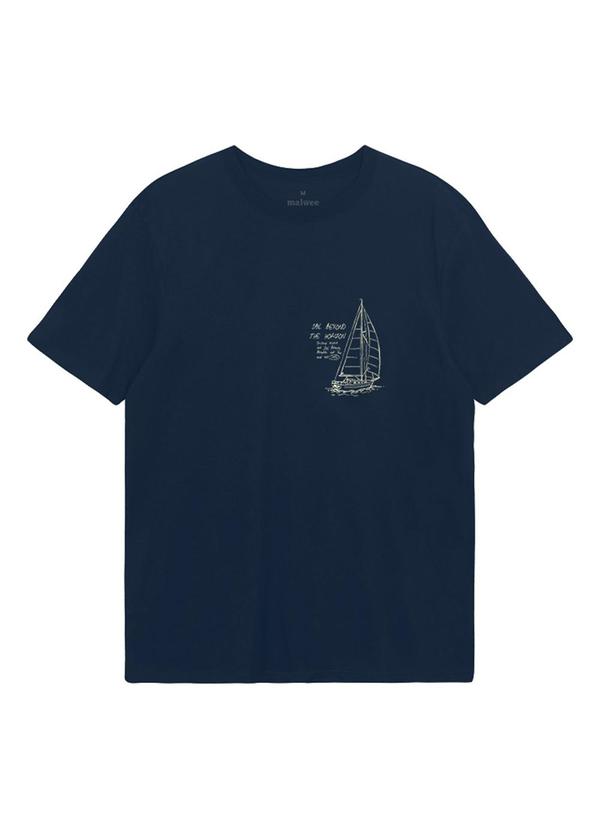 Camiseta Regular Sail Beyond The Azul Marinho