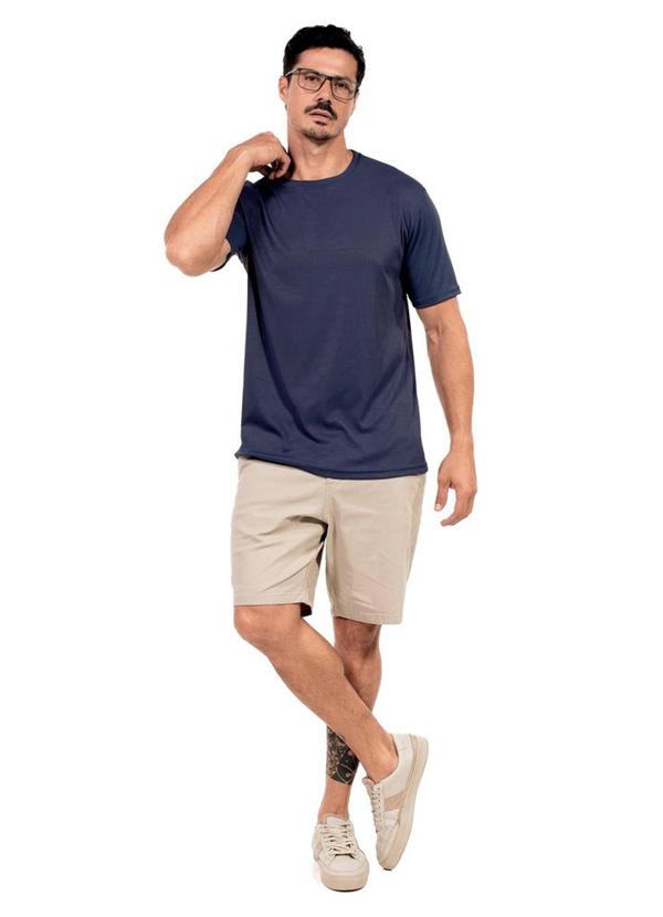 Camiseta Ribana Masculina Azul