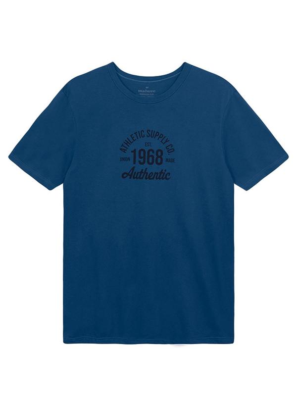 Camiseta Slim Authentic Azul Escuro