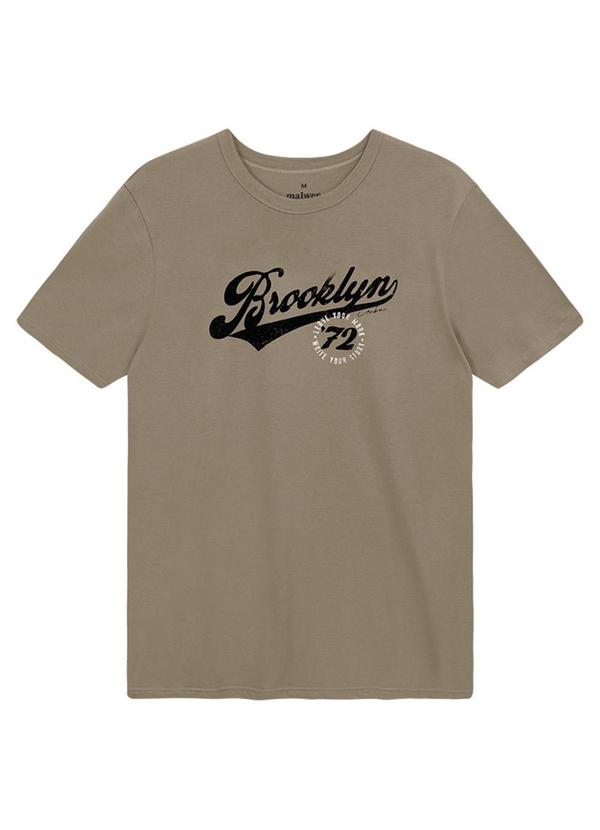 Camiseta Slim Brooklyn Taupe