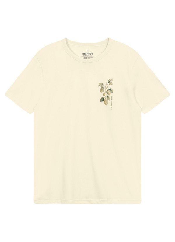 Camiseta Slim Lúpulo Off White