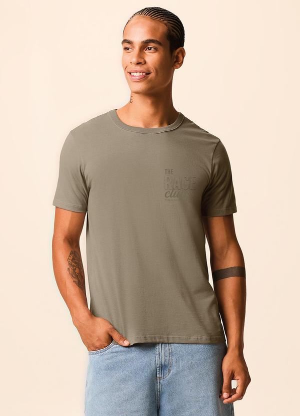 Camiseta Slim The Race Club Taupe
