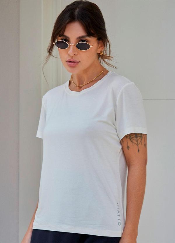 Camiseta Tech Visco Feminina Off White
