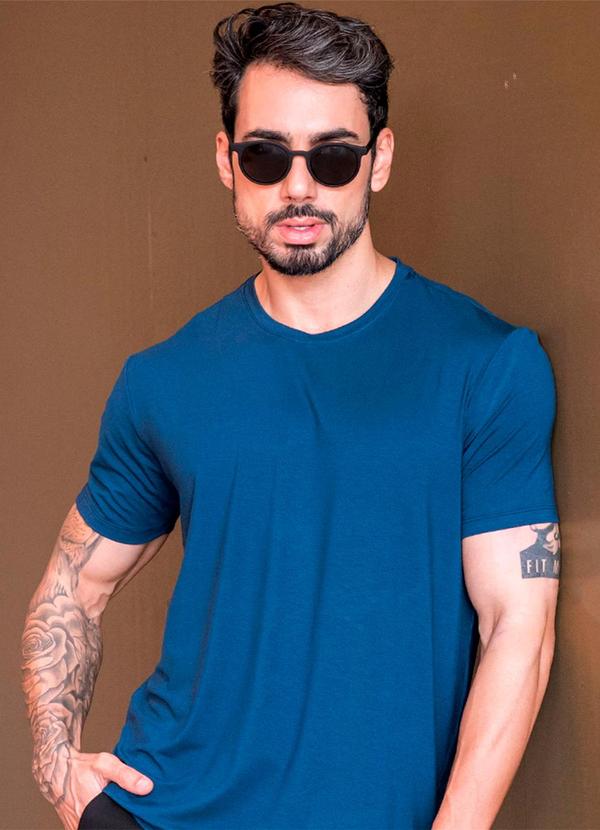 Camiseta Tech Visco Masculina Marinho