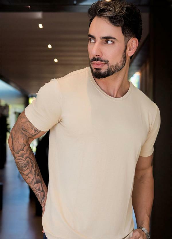 Camiseta Tech Visco Masculina Off White