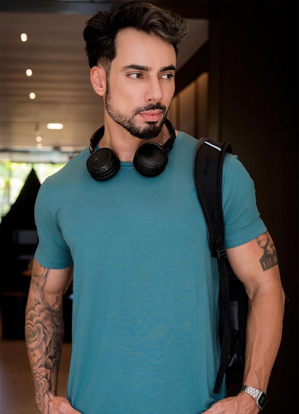 Camiseta Tech Visco Masculina Verde Oliva