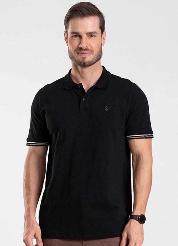Polo Malhão Flamê Preto