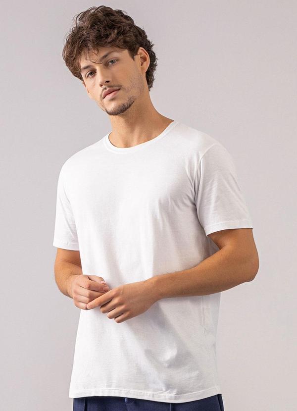 T-Shirt em Meia Malha Branco