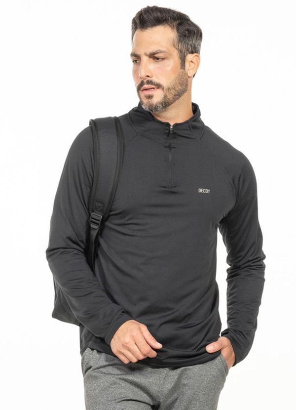 Camisa Térmica Estampa 3d Preto