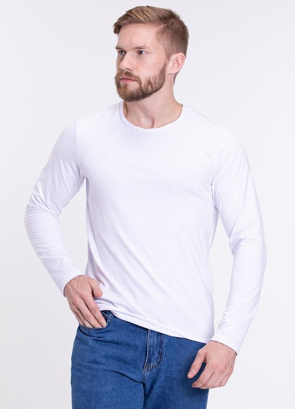 Vista 2 Camiseta Adulto Térmico Masculina Uv50+ Branco VIDA COSTEIRA VIDA COSTEIRA