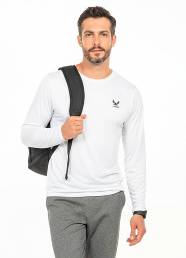 Camiseta com Estampa Águia Sport Branco