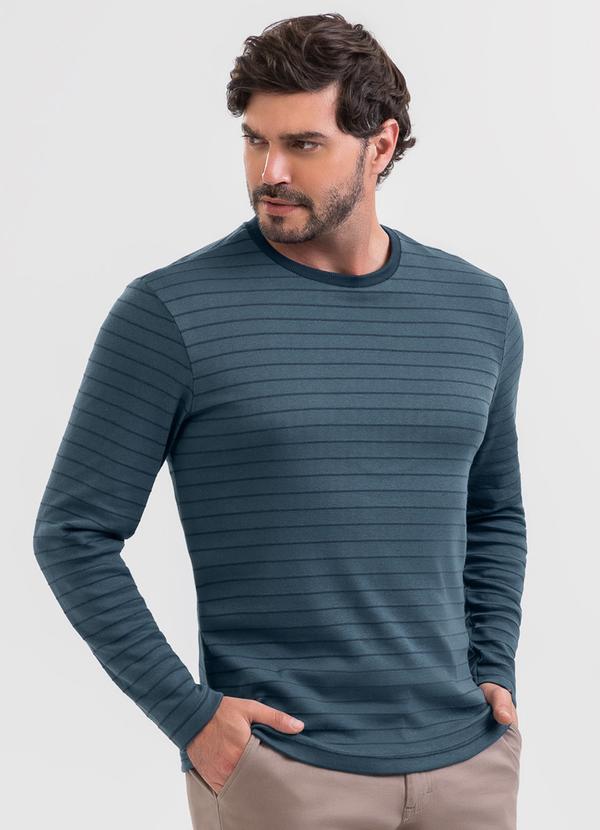 Camiseta em Algodão Cinza Médio