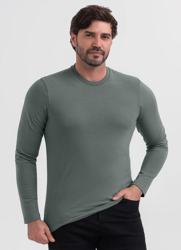 Camiseta em Algodão Cinza
