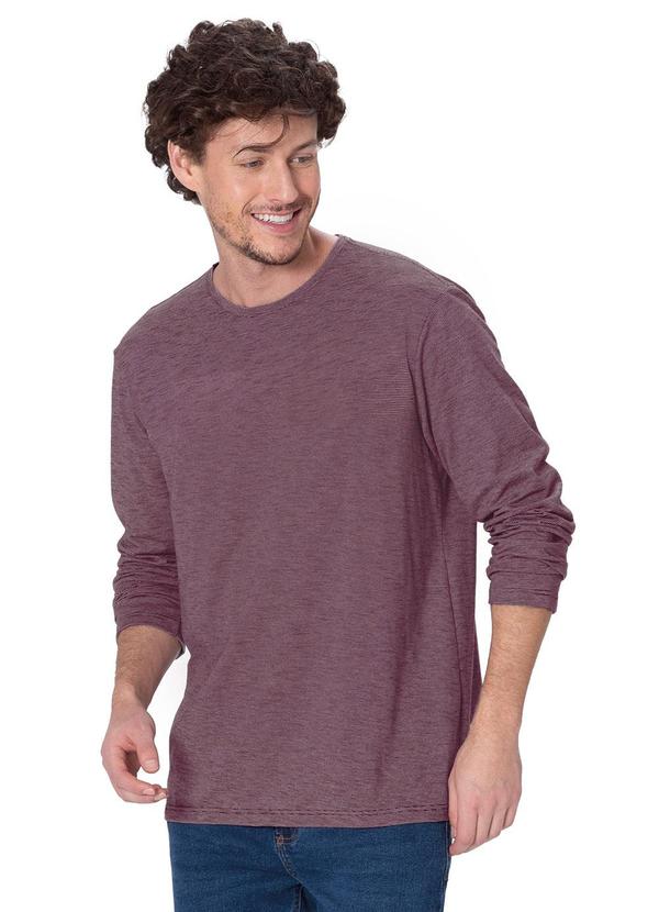 Camiseta Fio a Fio Bordô