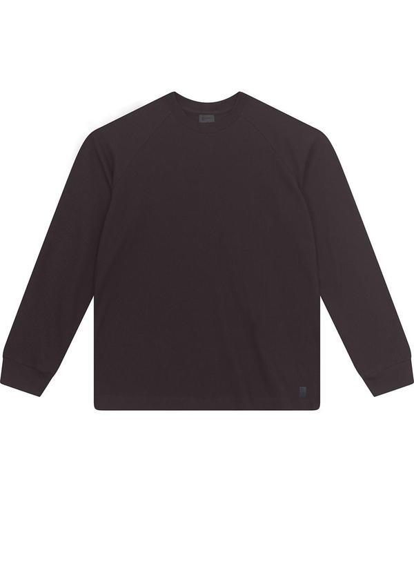 Camiseta Manga Longa Cinza