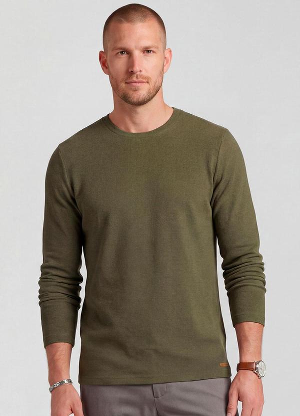 Camiseta Manga Longa Verde
