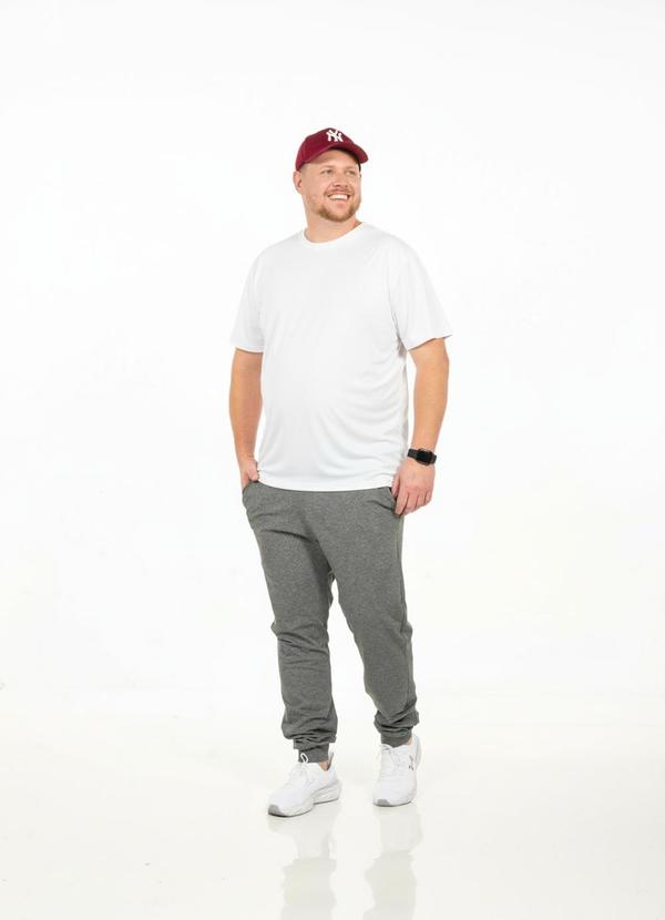 Camiseta Plus Size Masculina Branco