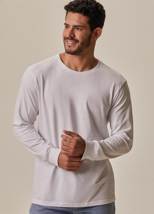 Camiseta Regular Malha Branco