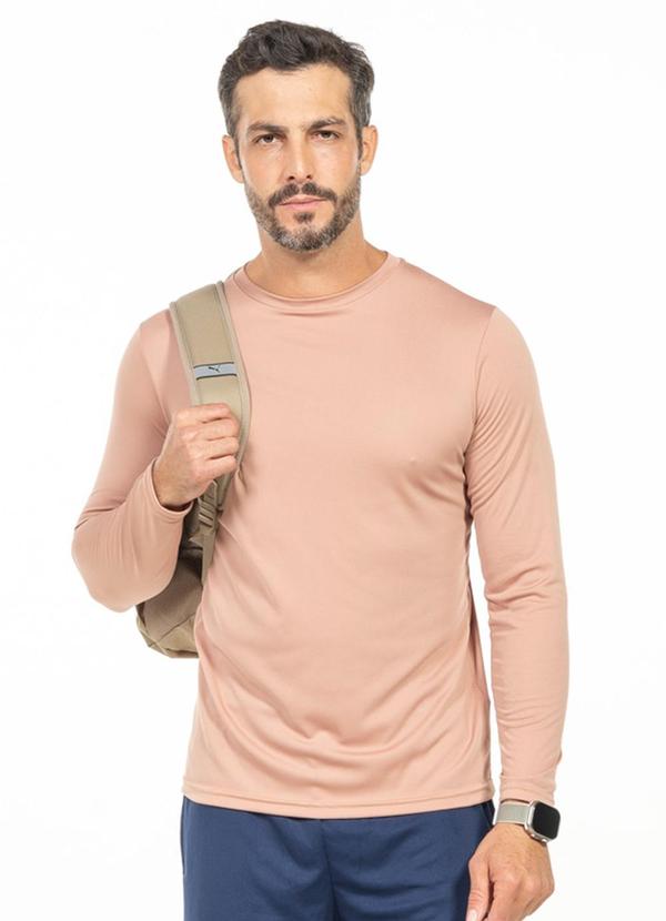 Camiseta Térmica Gola Alta Marrom