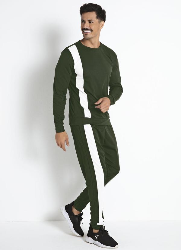 Vista 2 Conjunto Básico Verde Moda Pop Moda Pop