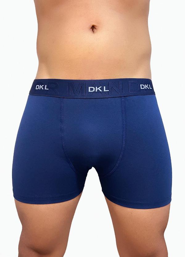 Cueca Boxer de Algodão Azul