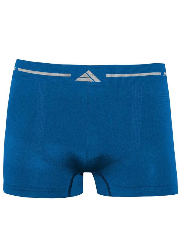 Cueca Boxer Lisa Microfibra Azul