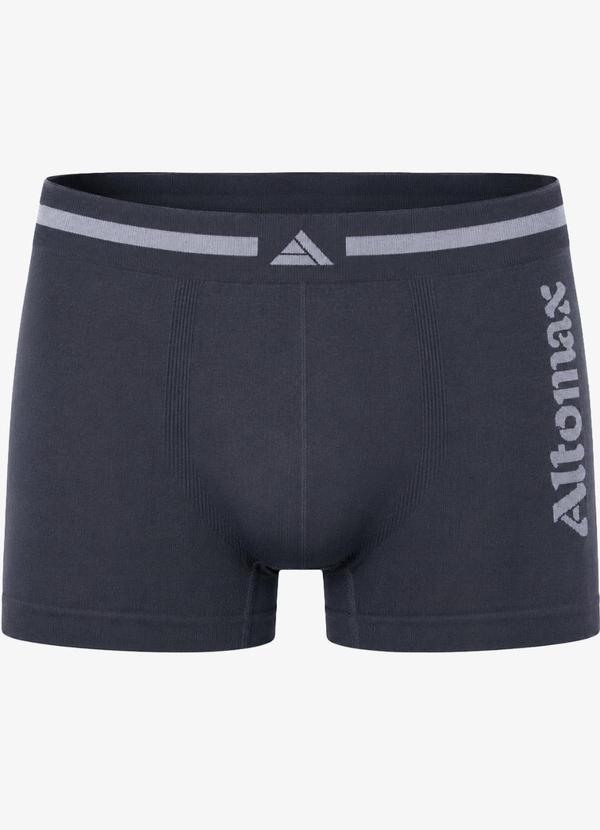 Cueca Boxer Lisa Microfibra Azul