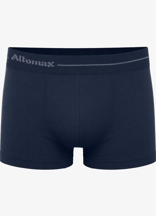 Cueca Boxer Lisa Microfibra Azul