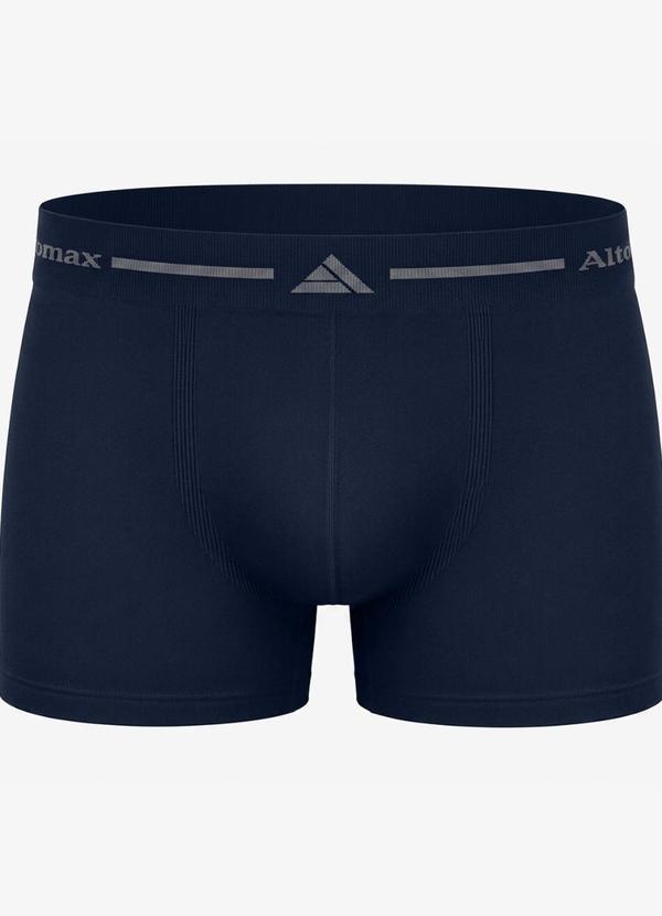 Cueca Boxer Lisa Microfibra Azul