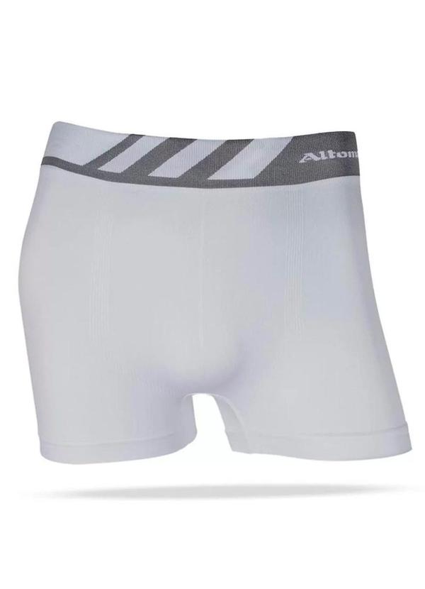 Cueca Boxer Lisa Microfibra Branco