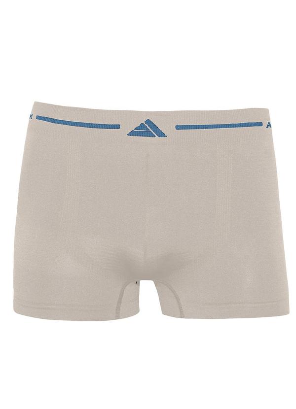 Cueca Boxer Lisa Microfibra Cinza