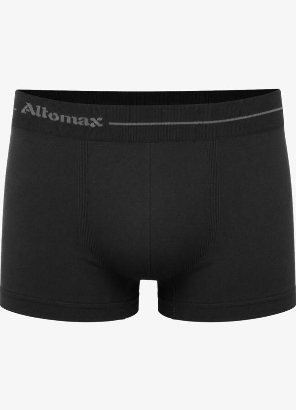 Cueca Boxer Lisa Microfibra Preto