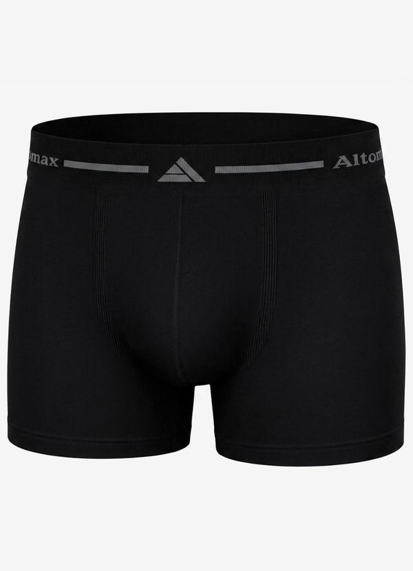 Cueca Boxer Lisa Microfibra Preto