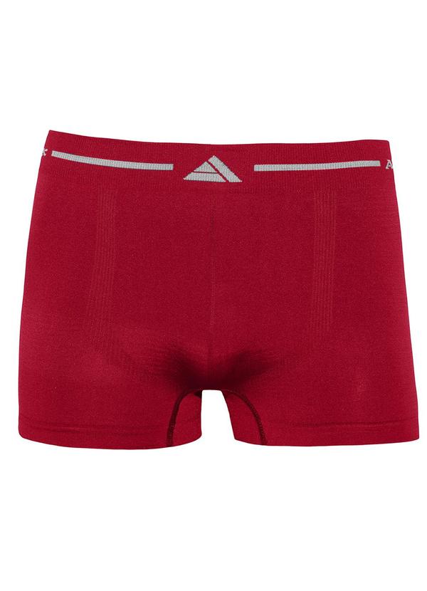 Cueca Boxer Lisa Microfibra Vermelho