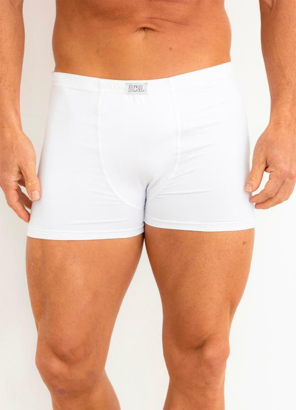 Cueca Elástico Tombado Poliamida Branco