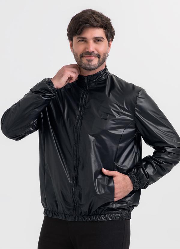 Jaqueta Corta-Vento Preto