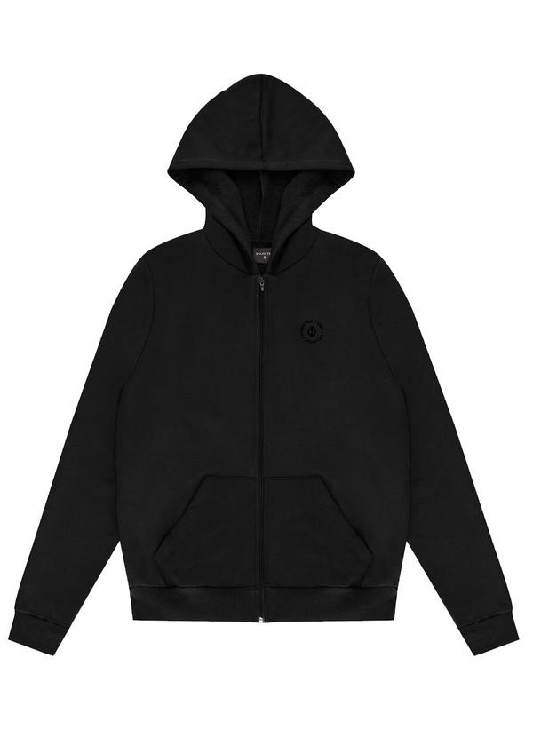Jaqueta Masculina Moletom com Capuz Preto