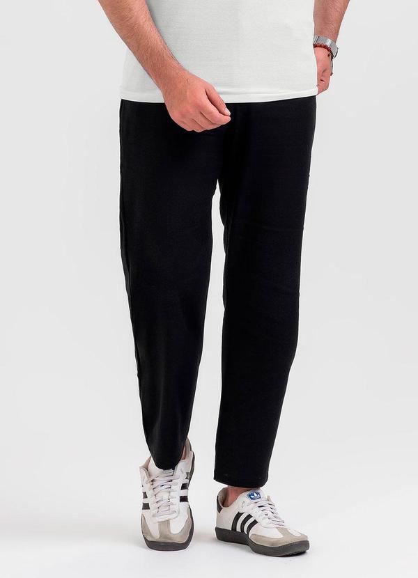 Calça em Linho Preto