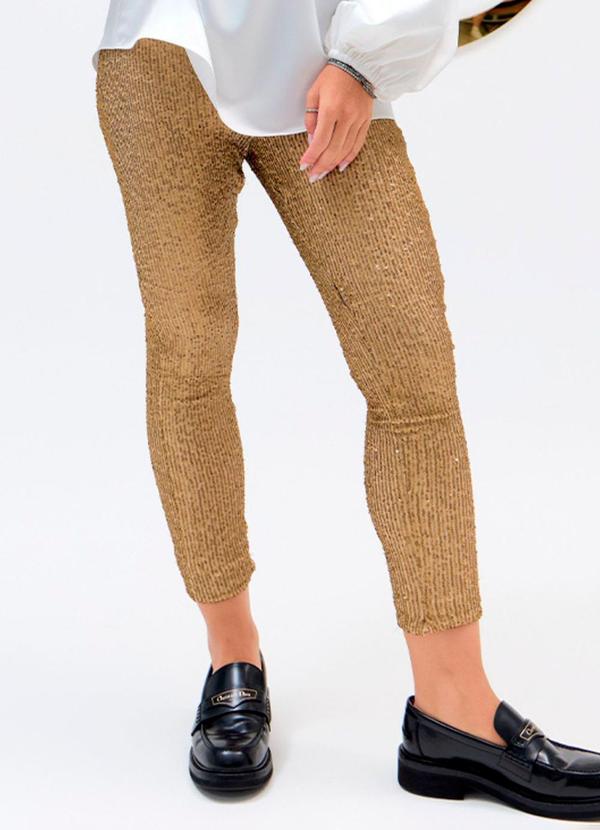Vista 2 Calça Legging Amarelo